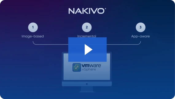 Vielseitige VMware vSphere-Backups von NAKIVO
