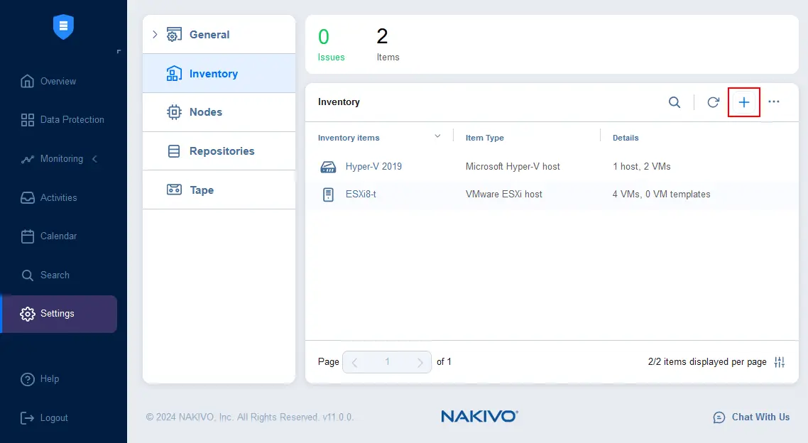 How to add a Proxmox host to the inventory