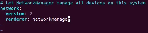 Configuration of the .yaml file in Ubuntu